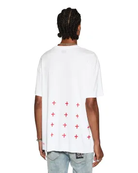 4X4 BIGGIE SS TEE WHITE/RED