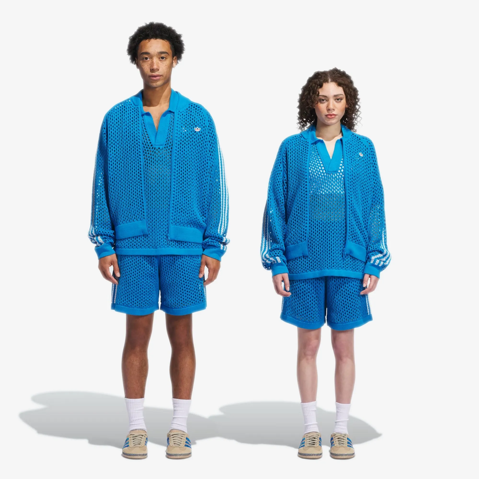 ADIDAS ORIGINALS | CLOT CROCHET TRACK TOP BY EDISON CHEN { BRIGHT BLUE