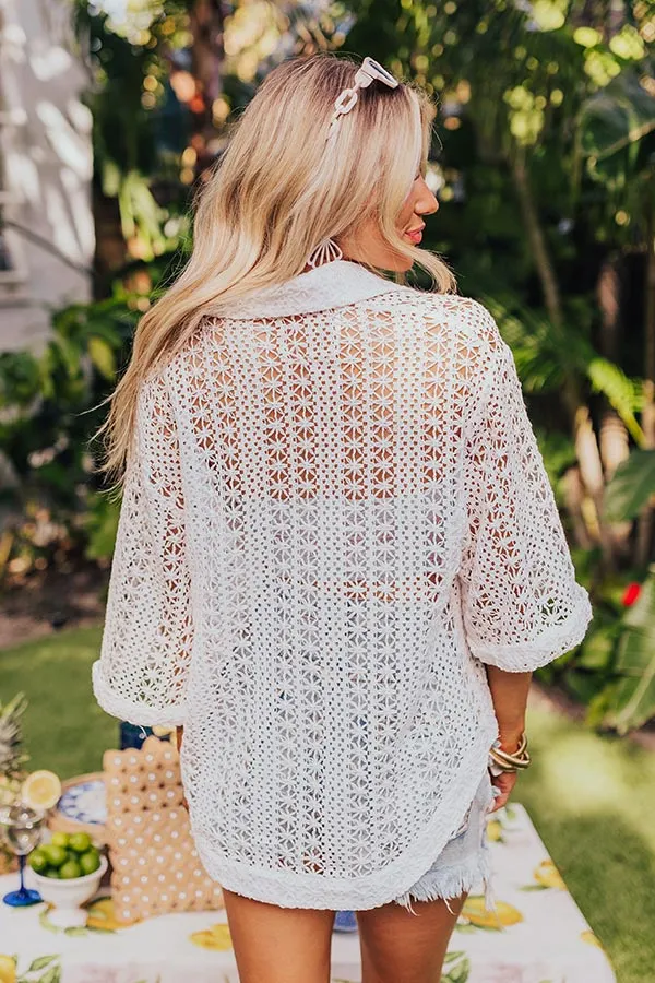 Adventure Seeker Crochet Top In White