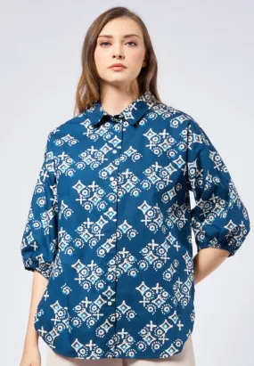 Balloon Sleeve Tunic by Ethnologi