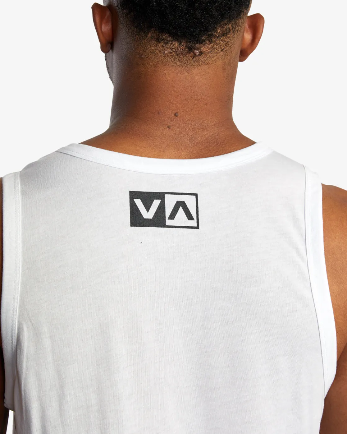 Big Balance Tank Top - White