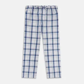 Blue Blazer Check Pyjama Trousers