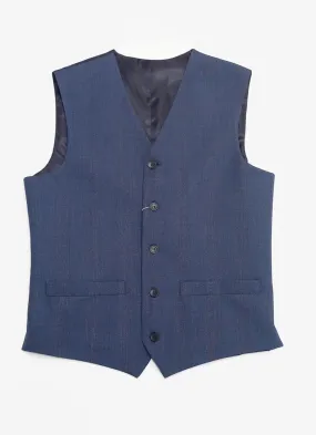 Blue Checks, Tropical Exclusive, V Neck Vest