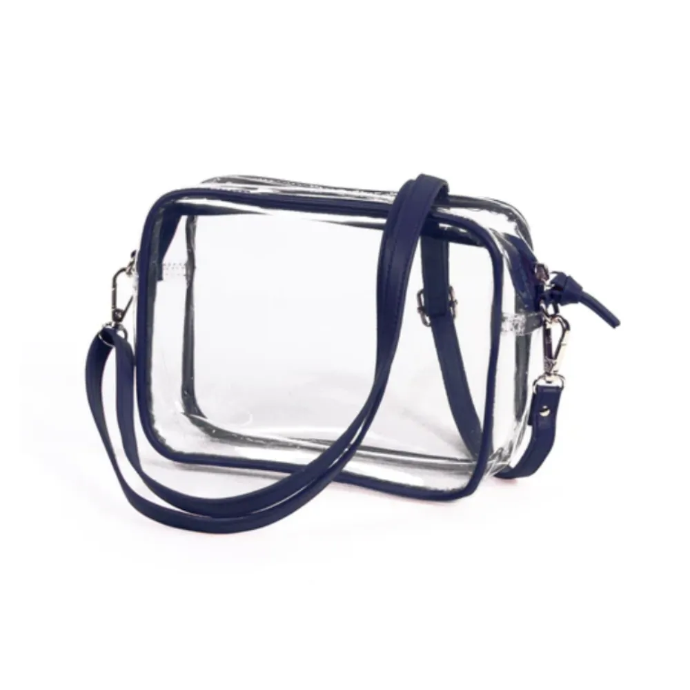 Clear Stadium Approved Crossbody Bag 9 Colors - Maroon