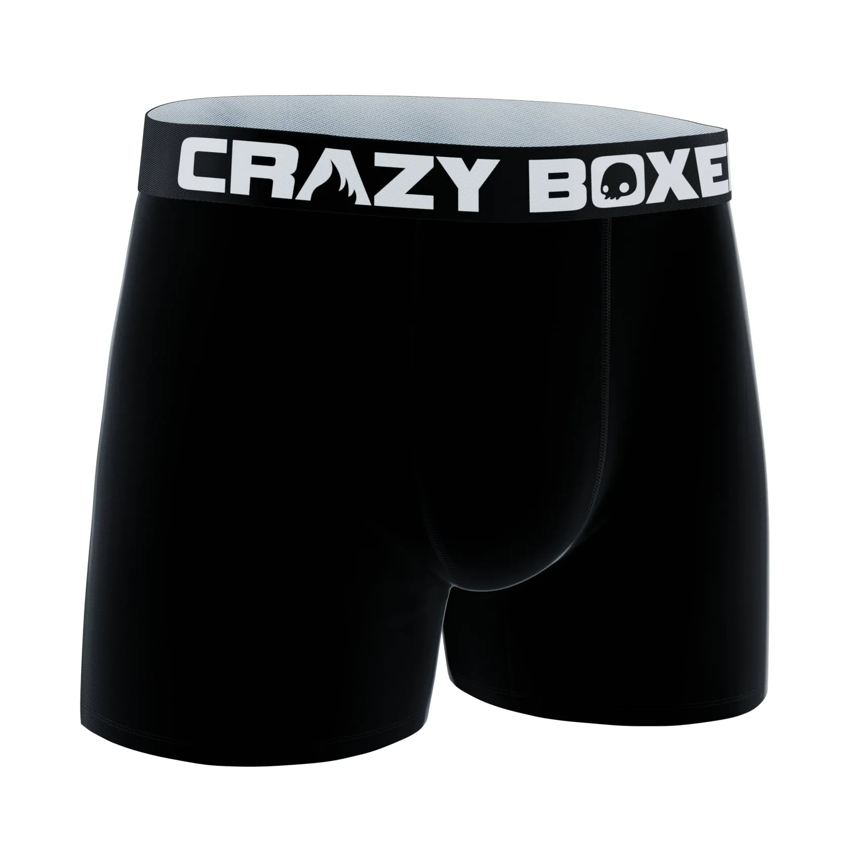 CRAZYBOXER Black Men's Boxer Briefs