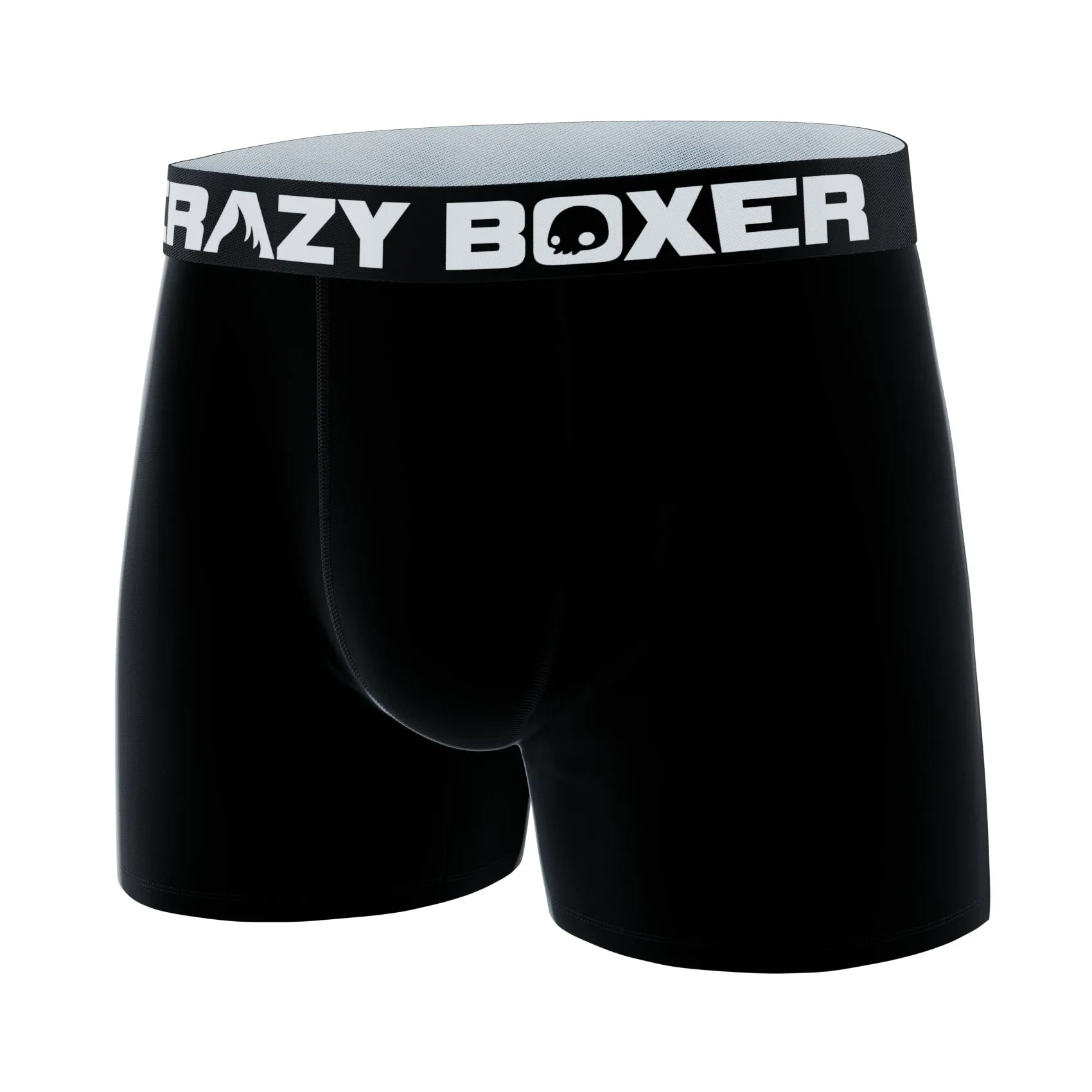 CRAZYBOXER Black Men's Boxer Briefs