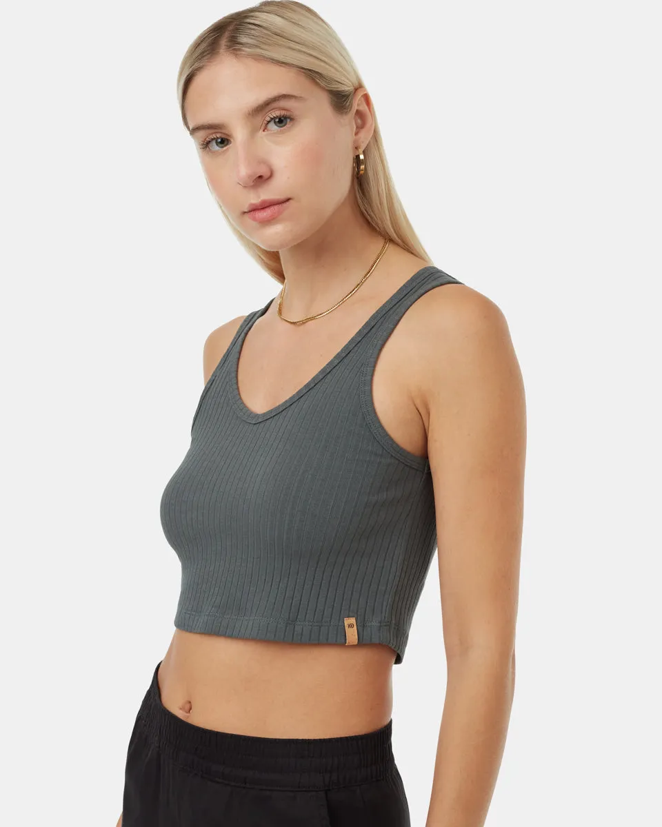 Cropped Fitted Tank