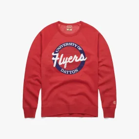 Dayton Flyers Red And Blue Crewneck