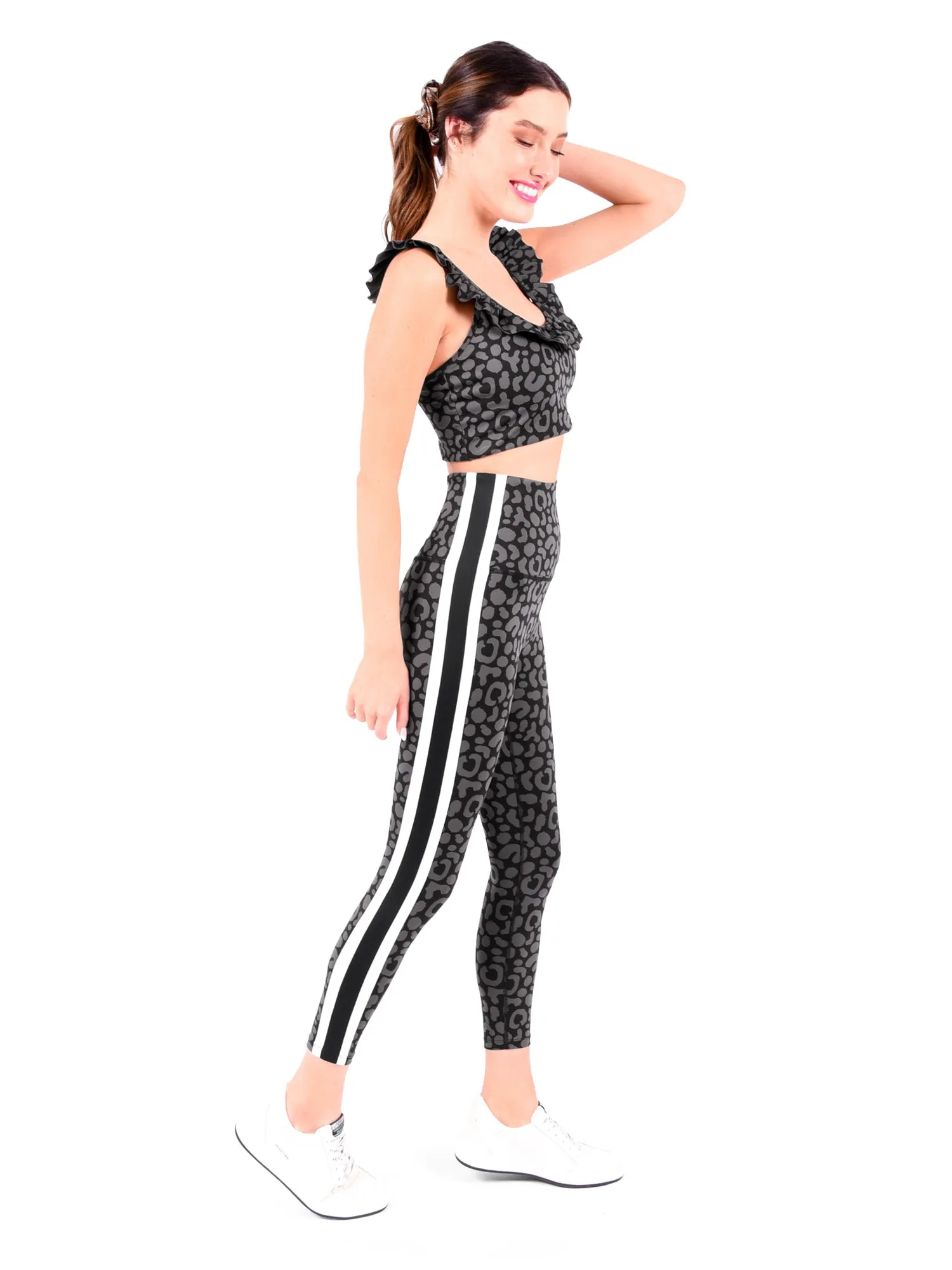 Downtown Legging - Noir Cheetah