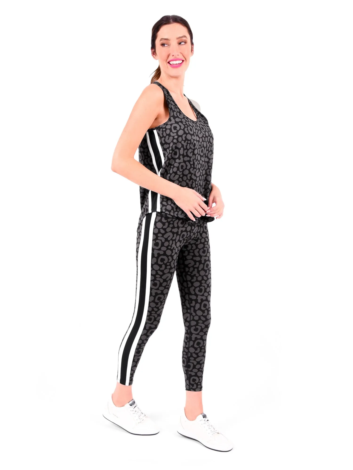 Downtown Legging - Noir Cheetah