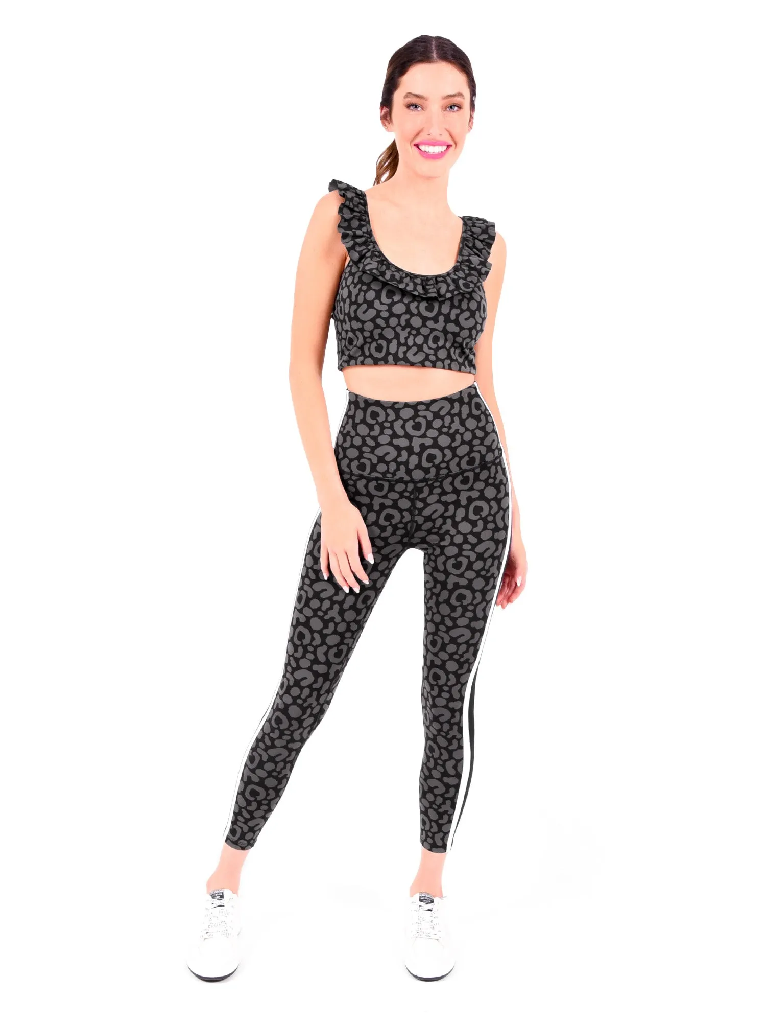 Downtown Legging - Noir Cheetah