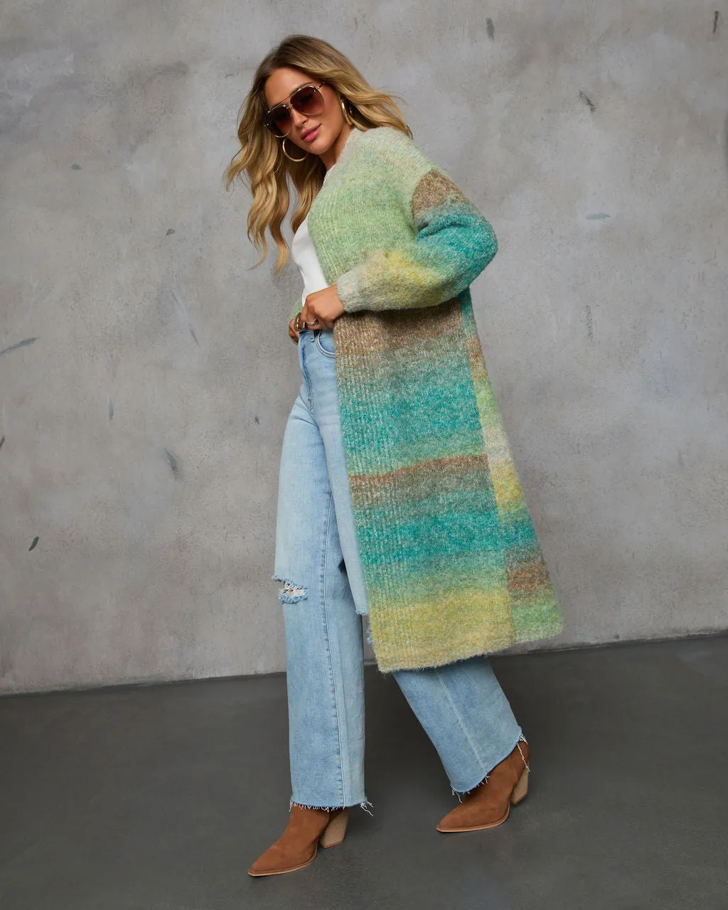 Emilia Ombre Duster Cardigan