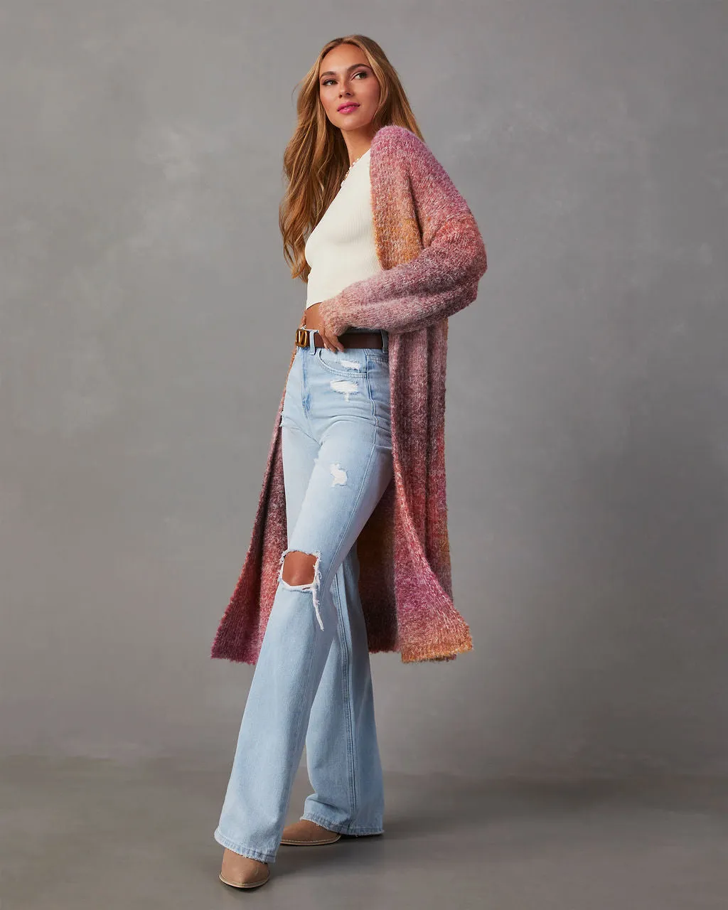 Emilia Ombre Duster Cardigan