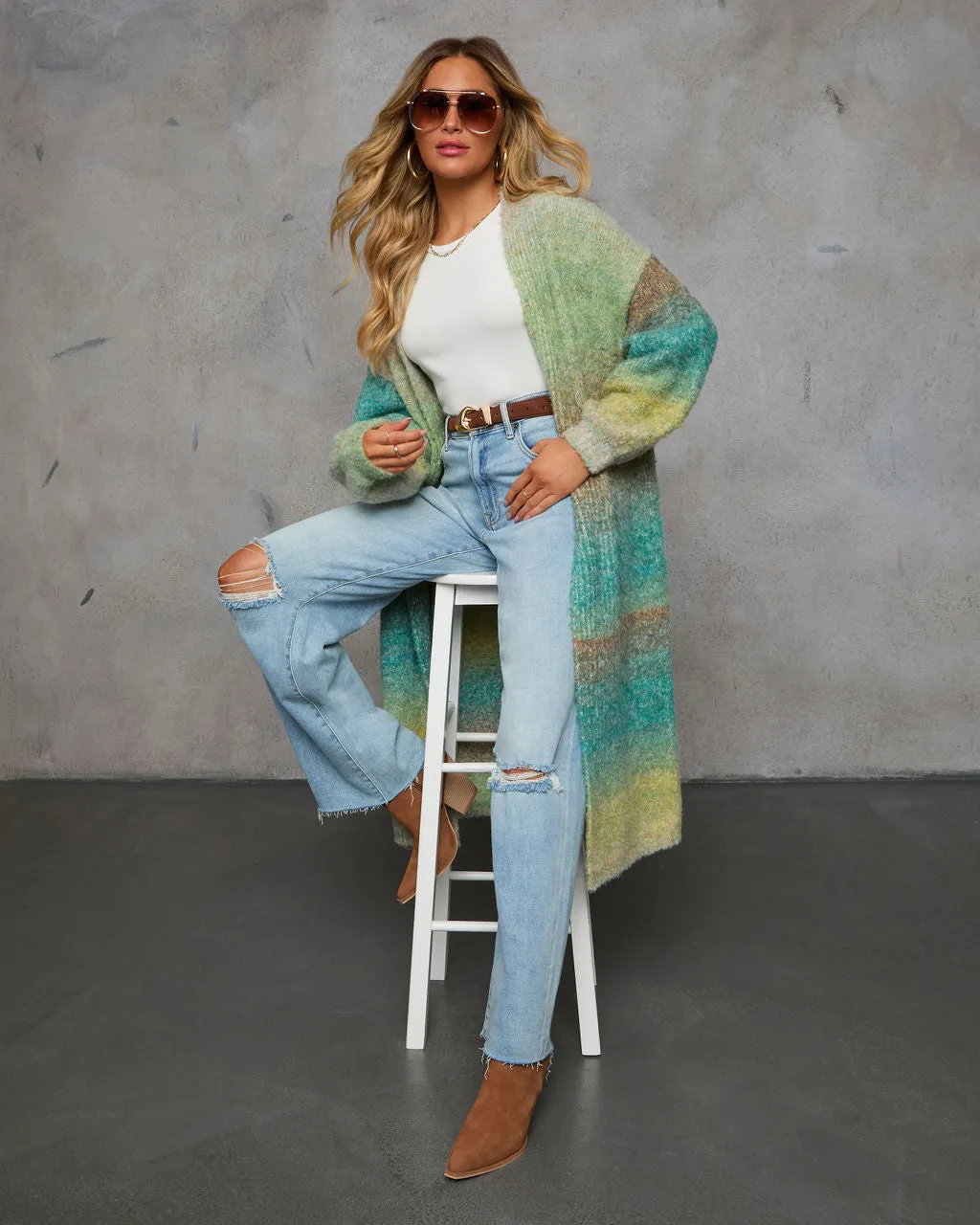 Emilia Ombre Duster Cardigan