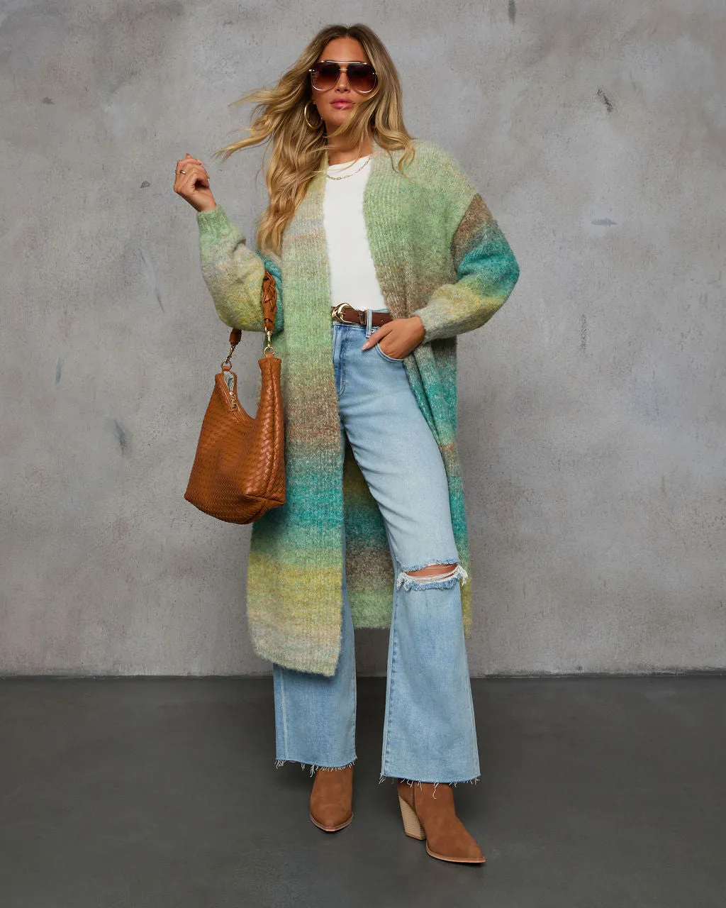 Emilia Ombre Duster Cardigan