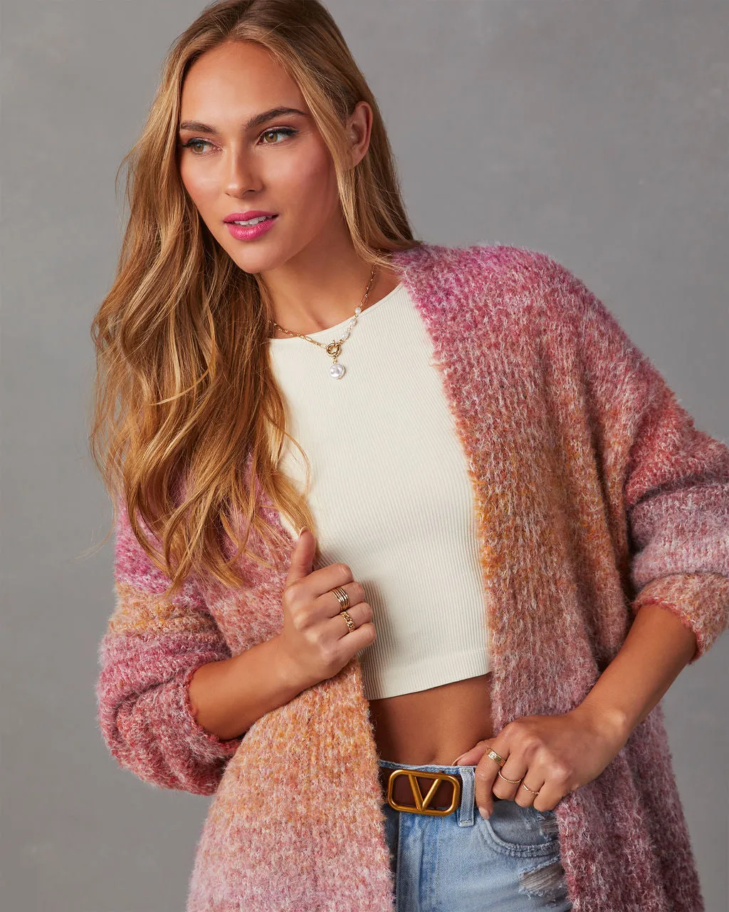 Emilia Ombre Duster Cardigan