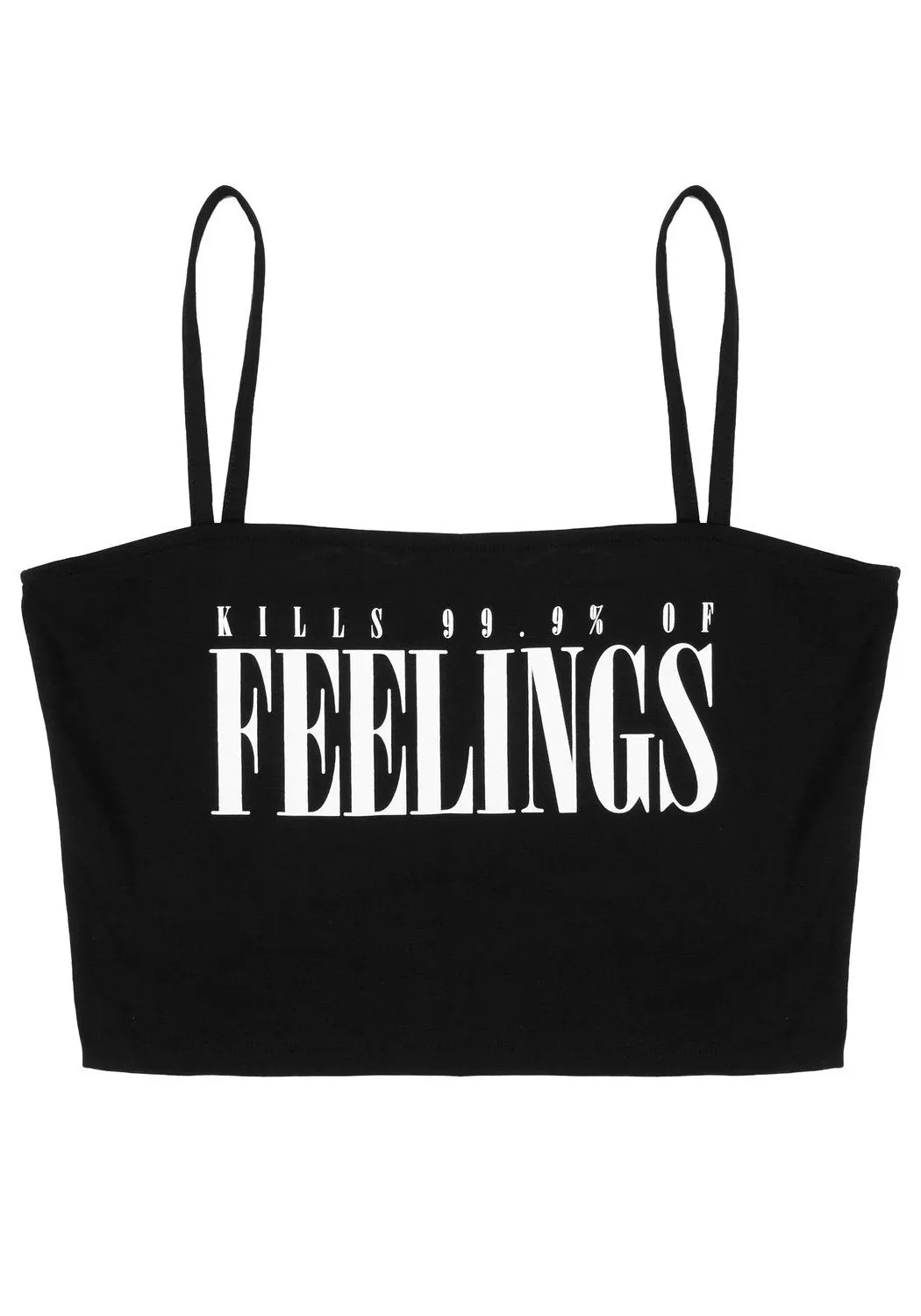 Feelings Spaghetti Strap Crop Top