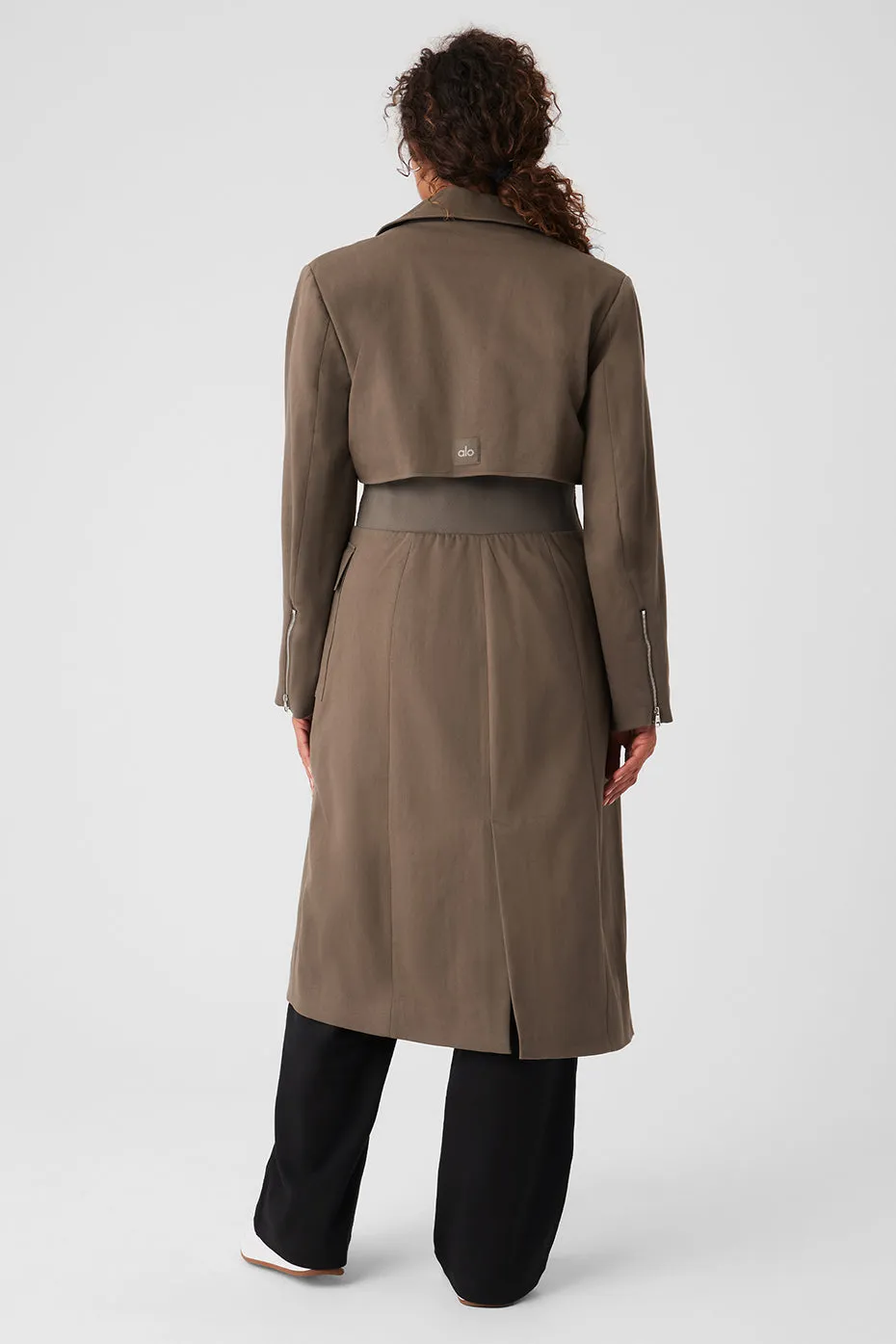 Formation Trench Coat - Olive Tree