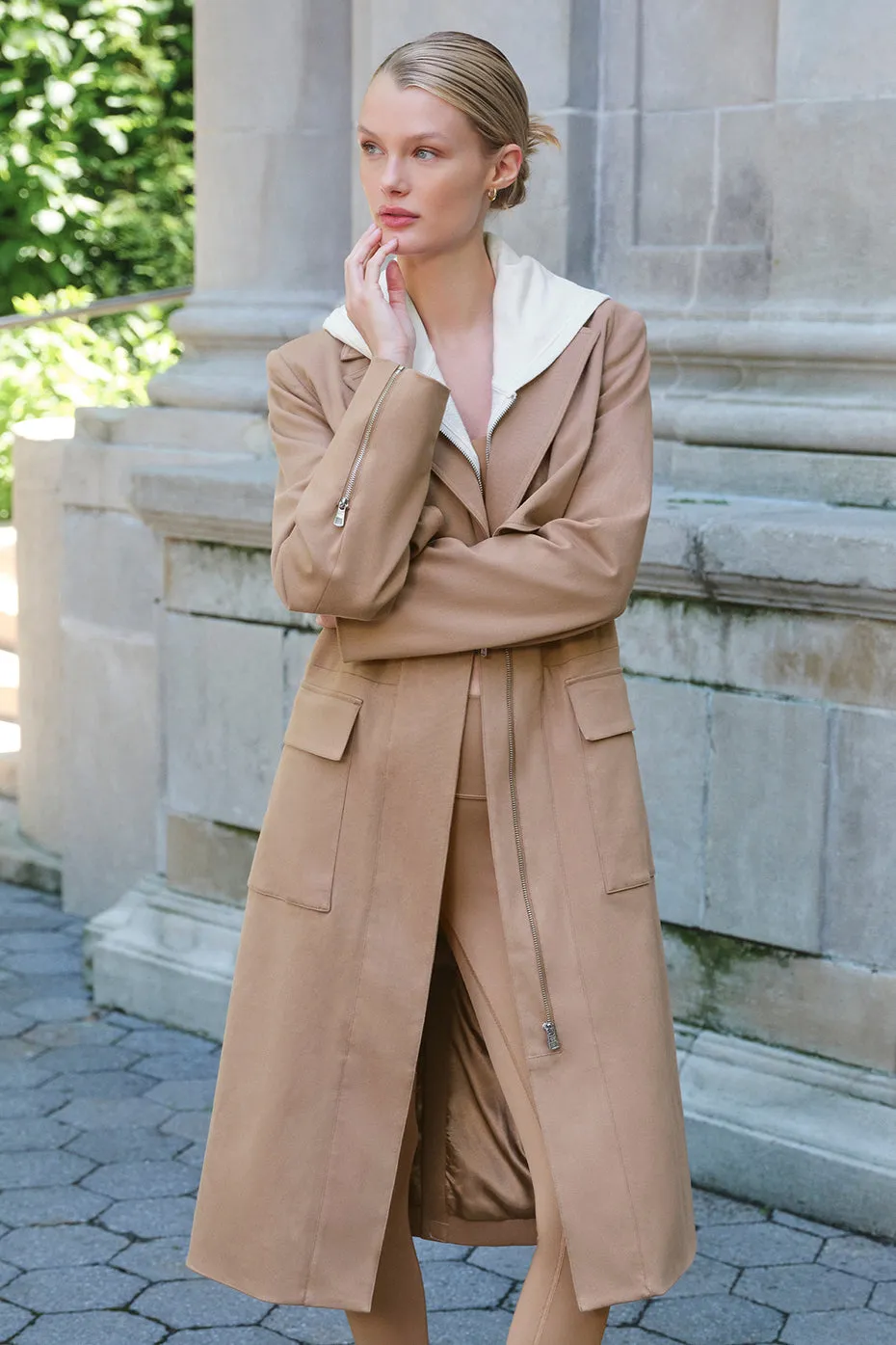 Formation Trench Coat - Toasted Almond