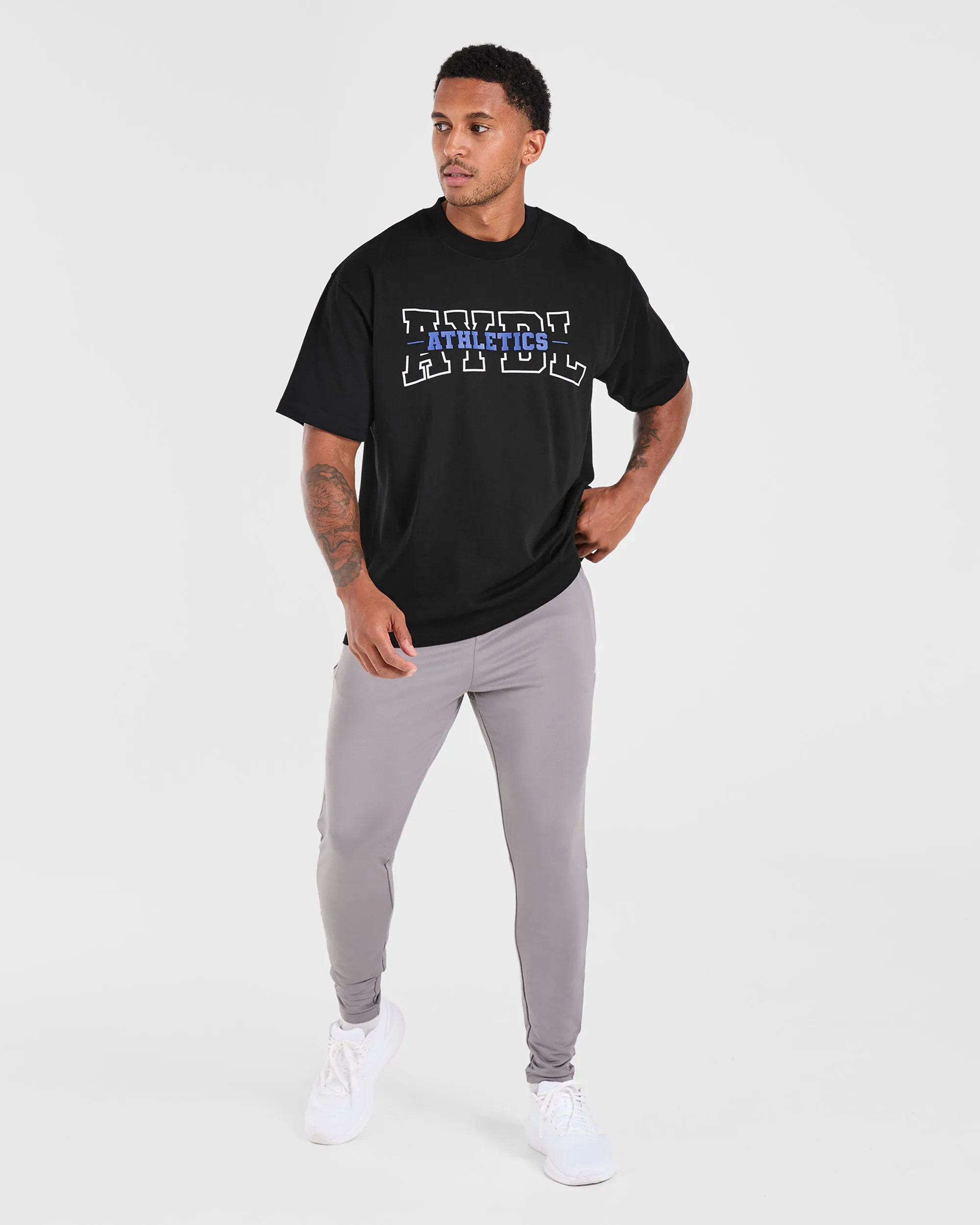 Fraction Joggers - Light Grey