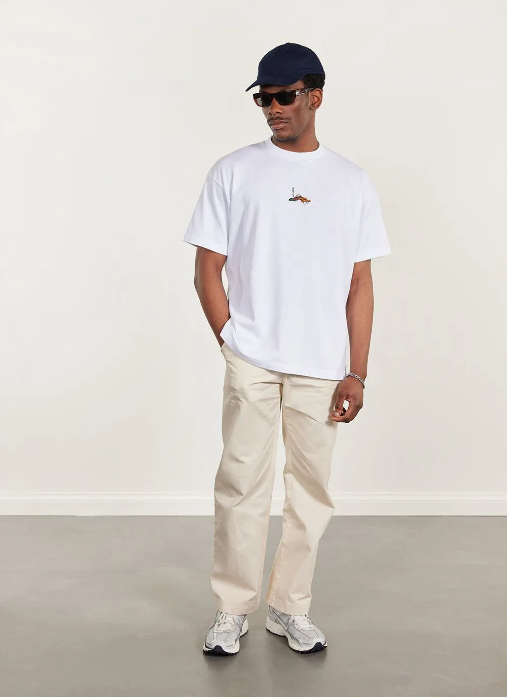 Fuji Oversized T Shirt | Organic Cotton | White