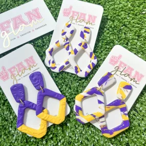 GAMEDAY TAM CLAY CO PURPLE   YELLOW COLLECTION