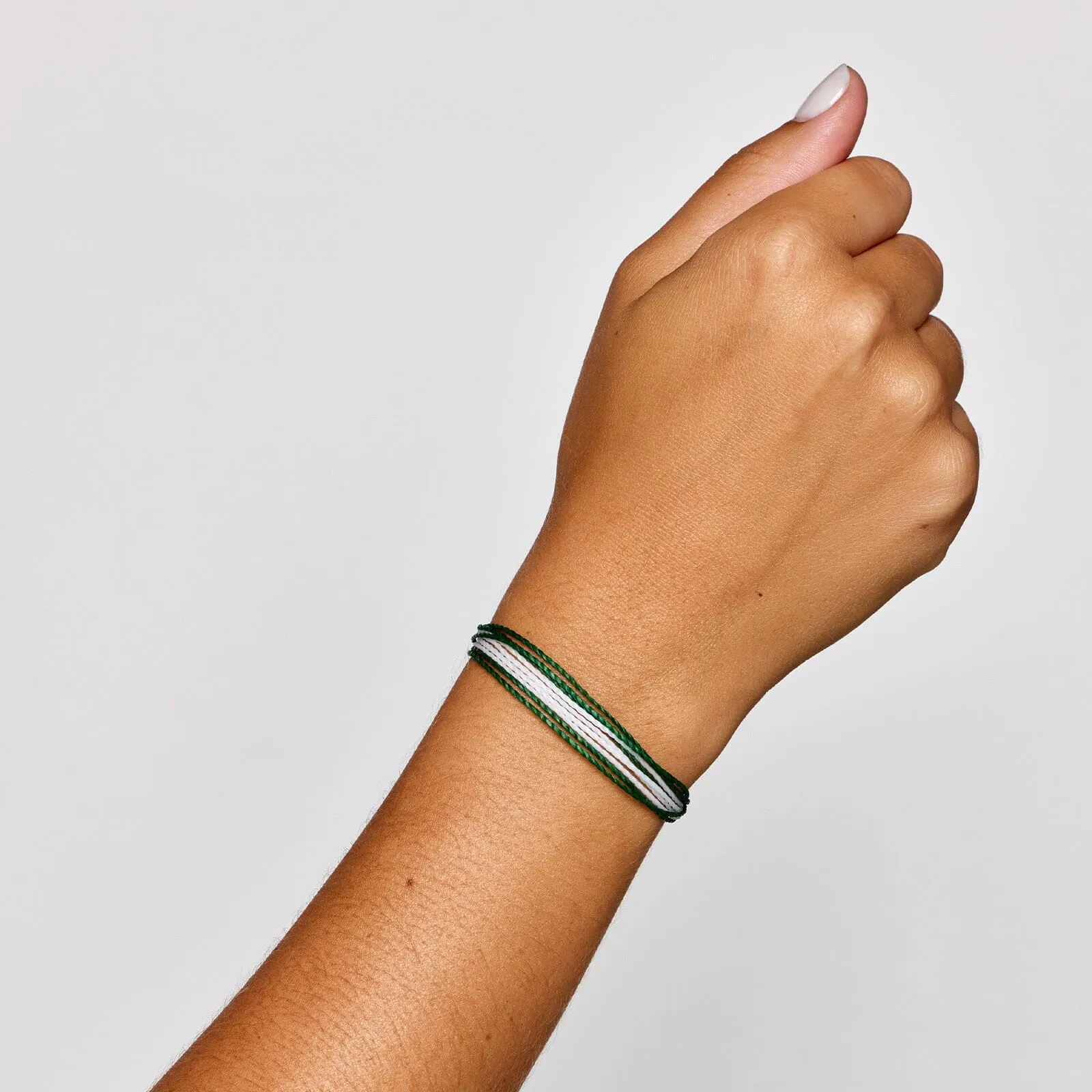 Green & White Bracelet