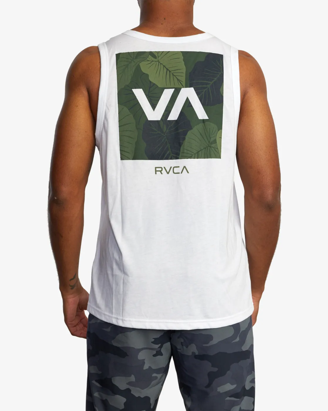 Hawaii Va Box Fill Tank Top - White