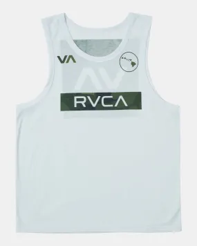 Hawaii Va Box Fill Tank Top - White