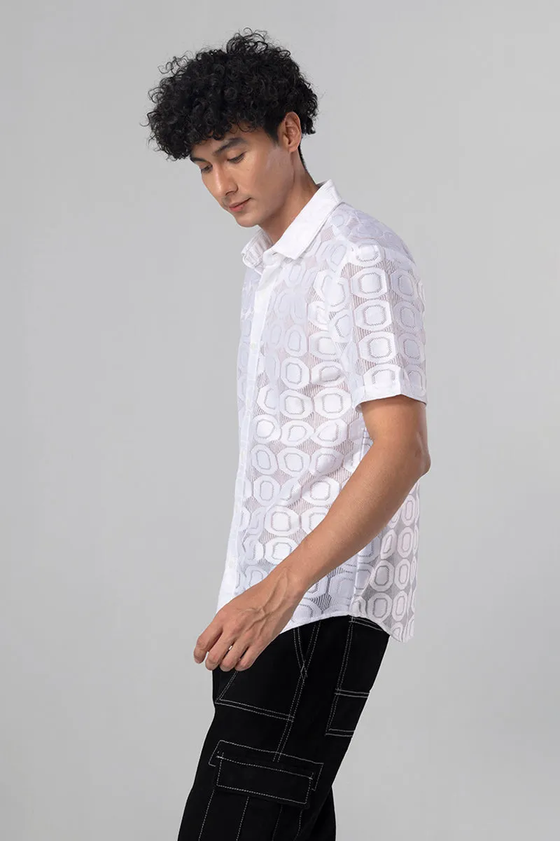 Hawaiian Hakoba Octane White Shirt