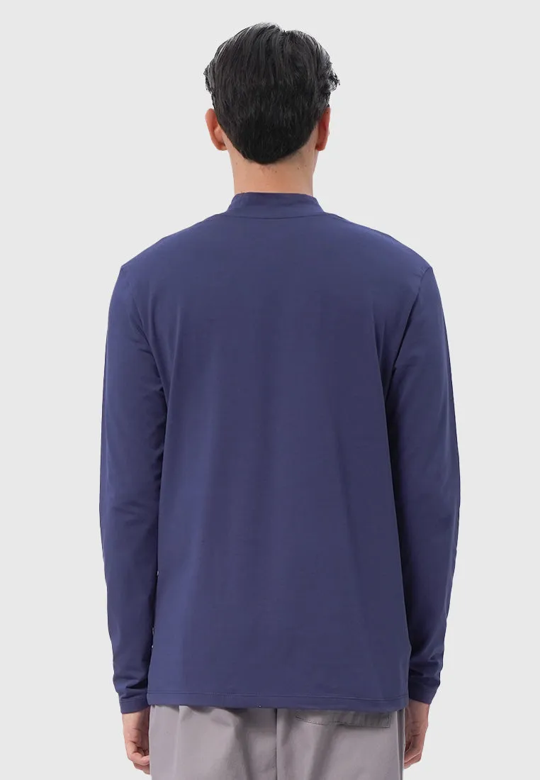 High Neck Long Sleeve T-Shirt