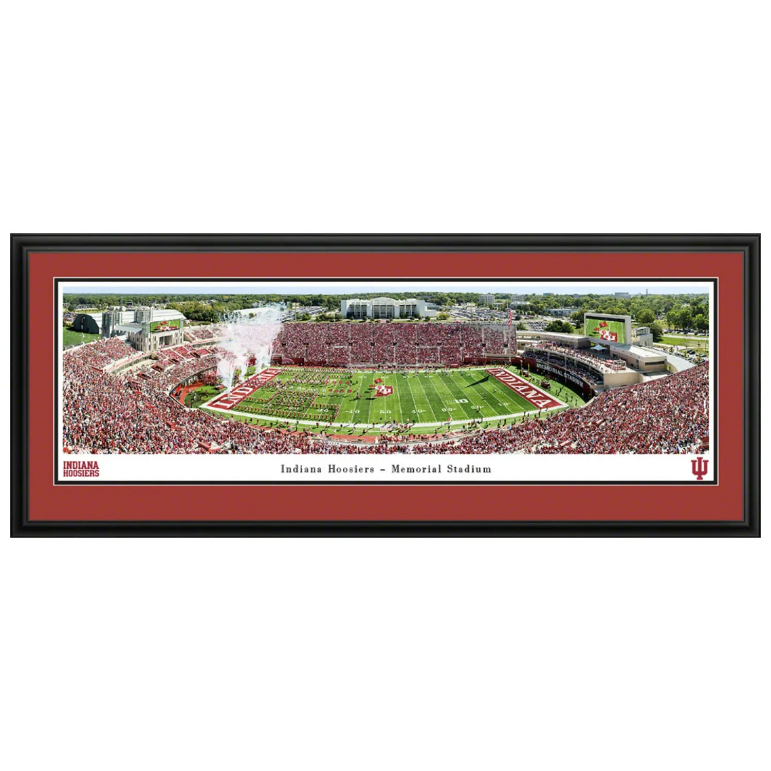 Indiana Hoosiers Memorial Stadium Deluxe Frame Panorama