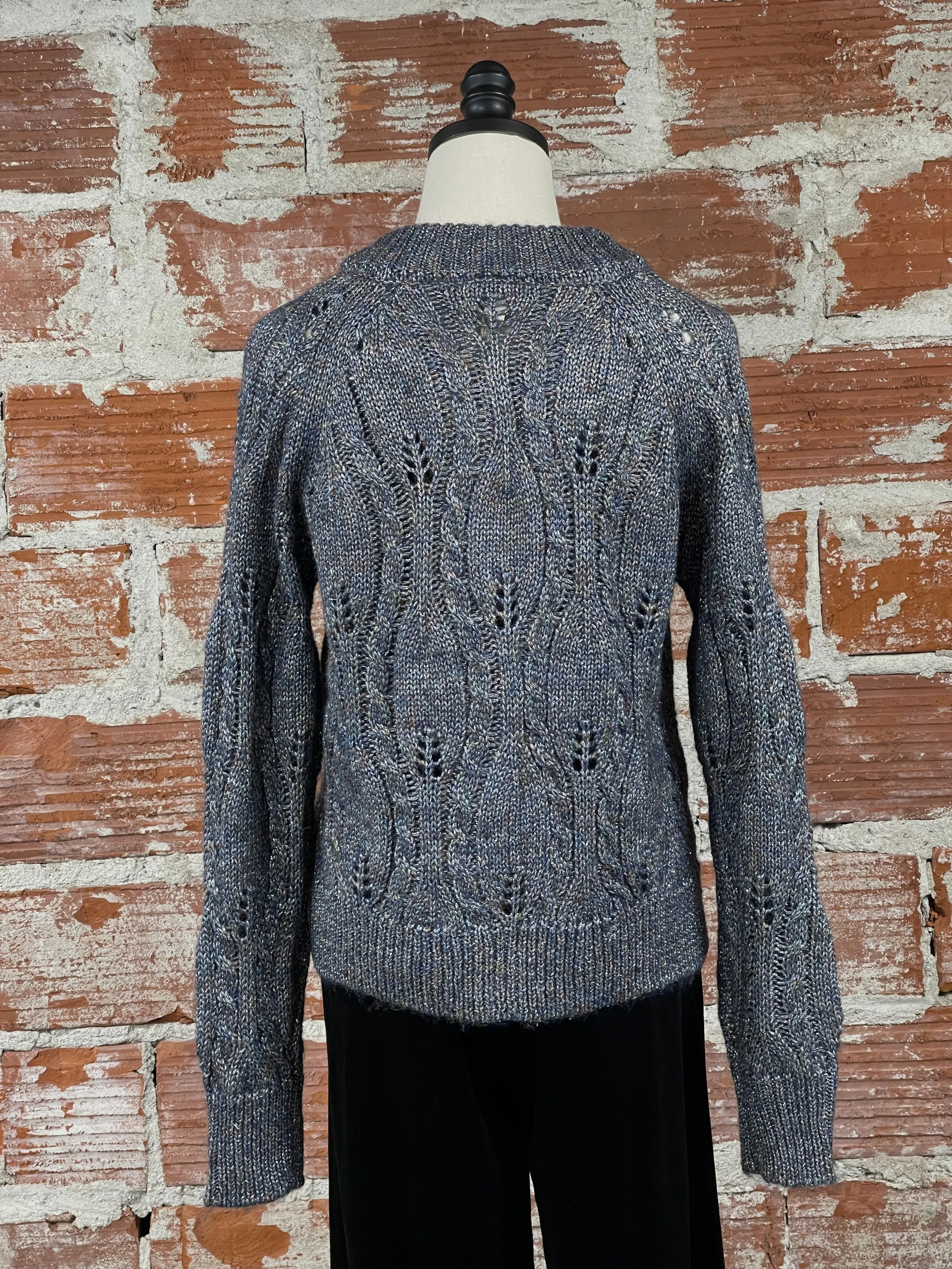 Jak and Rae Eloise Sweater in Shimmer Charcoal