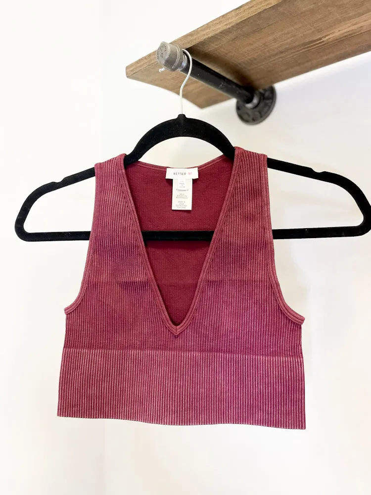 Keepin' It Simple Tank in Plum