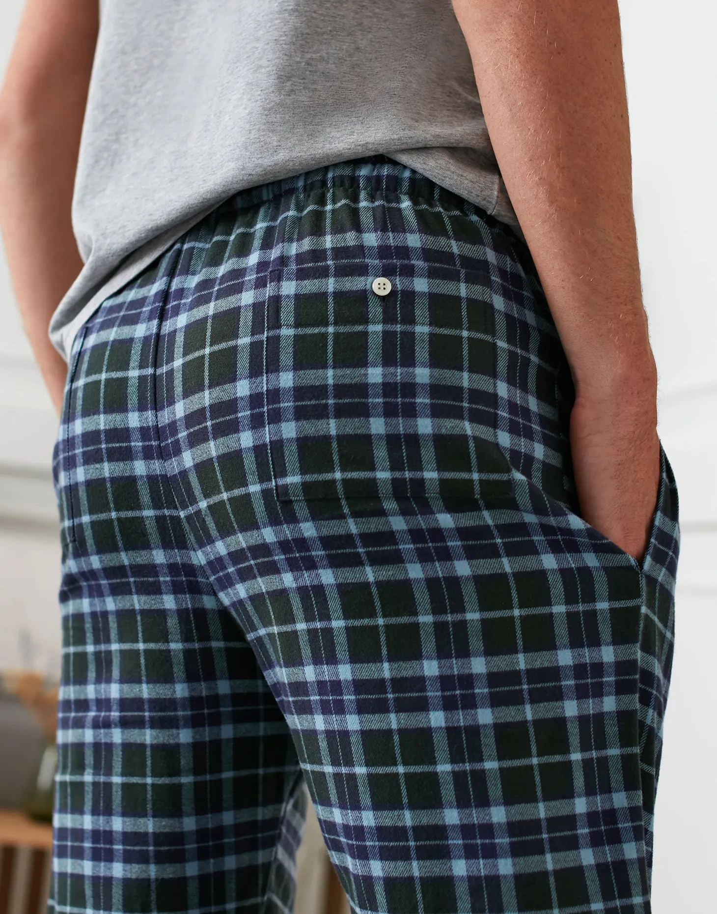 Men's Brushed Cotton Pyjama Trousers – Jura Tartan