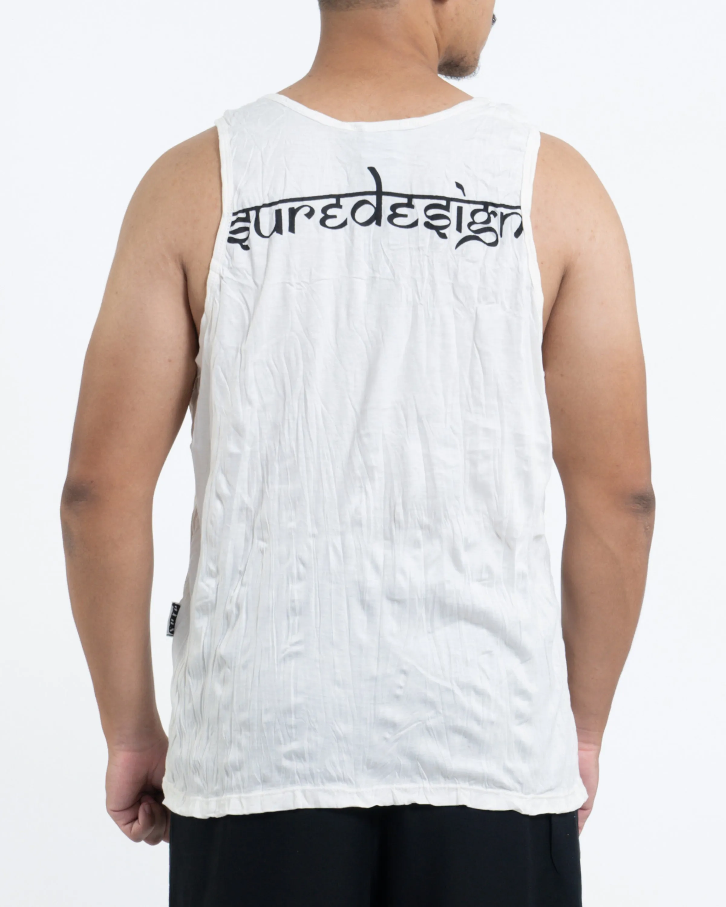 Mens Garuda Tank Top in White