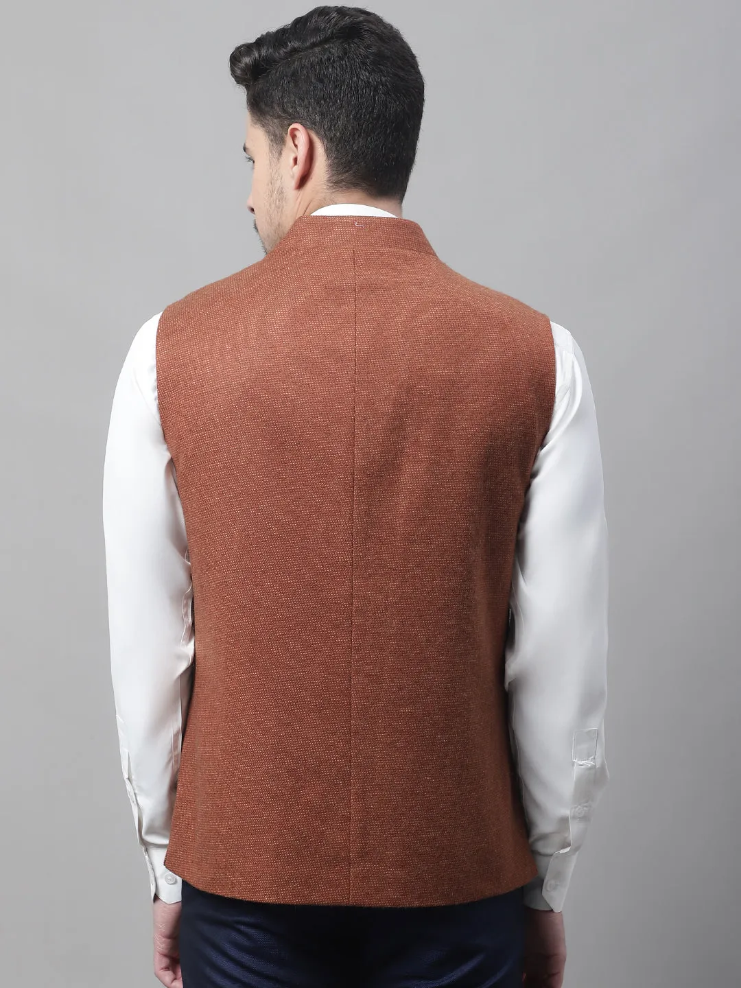 Men's Rust Waist Coat