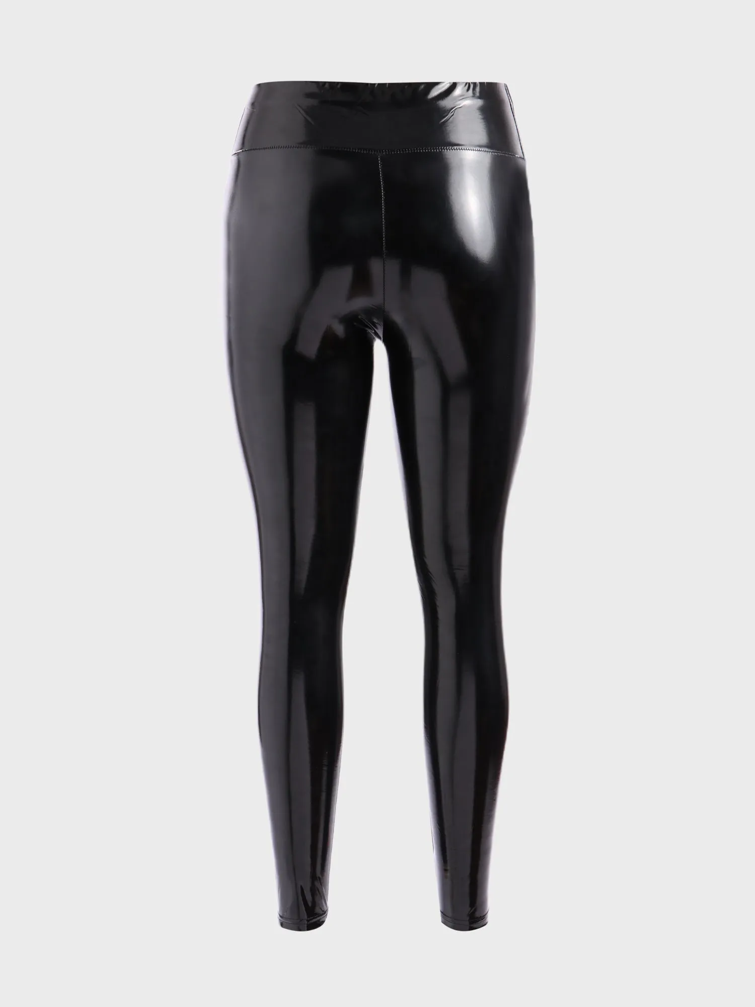 Midsize Shiny Skinny Leather Pants