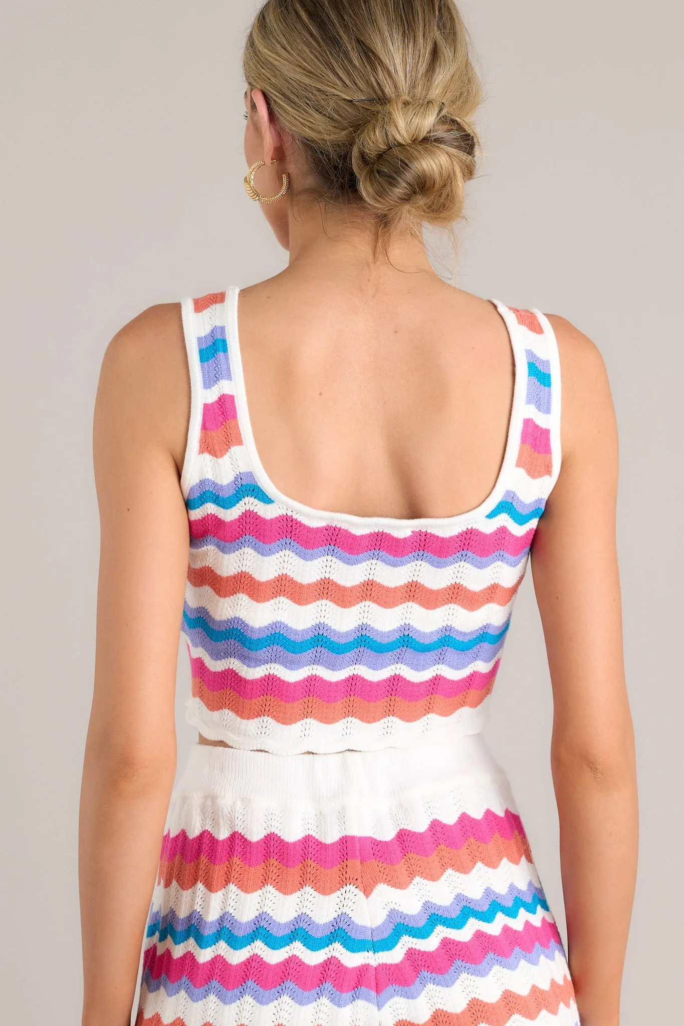 MINKPINK Wilma Pointelle Knit Tank