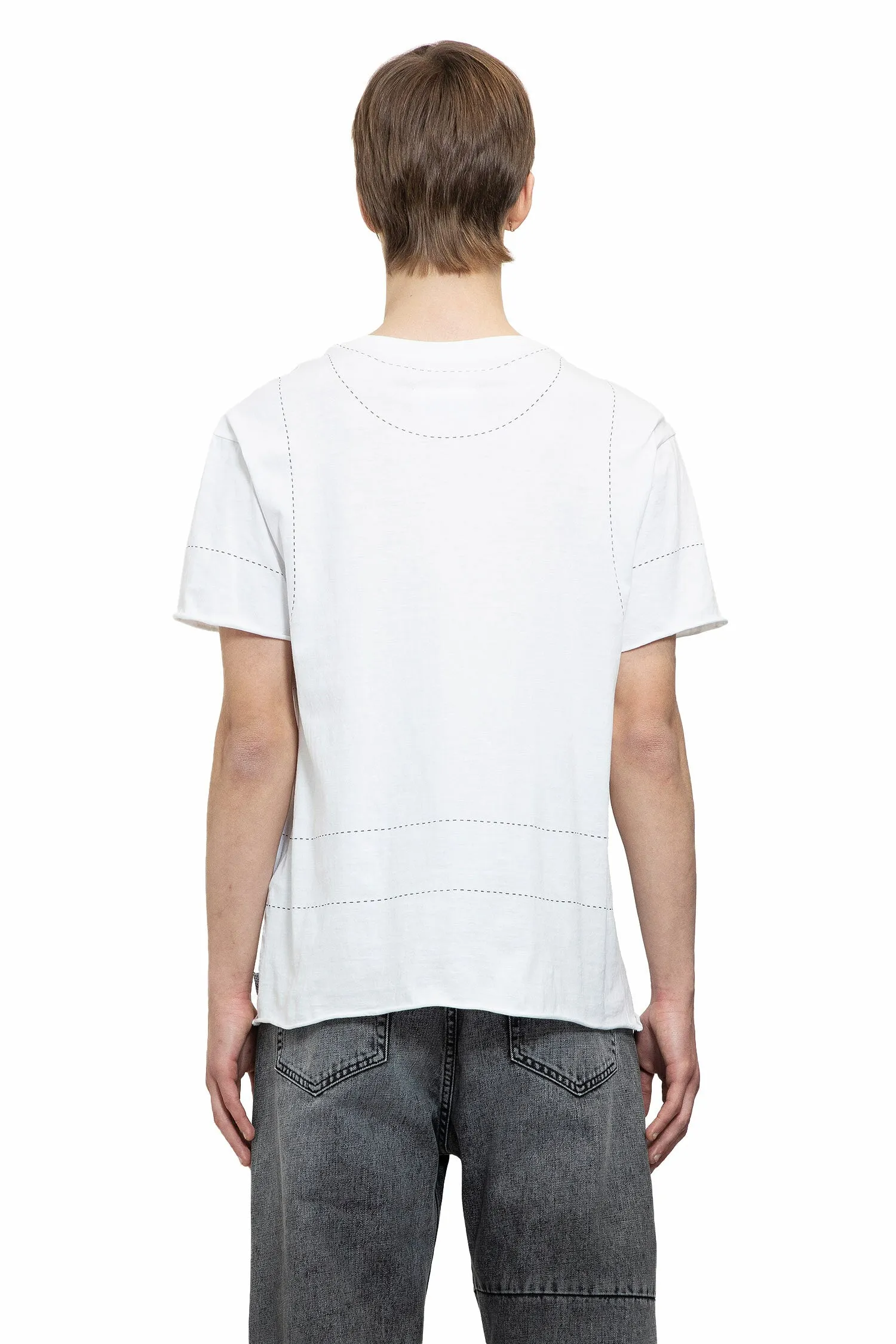 MM6 MAISON MARGIELA MAN WHITE T-SHIRTS & TANK TOPS