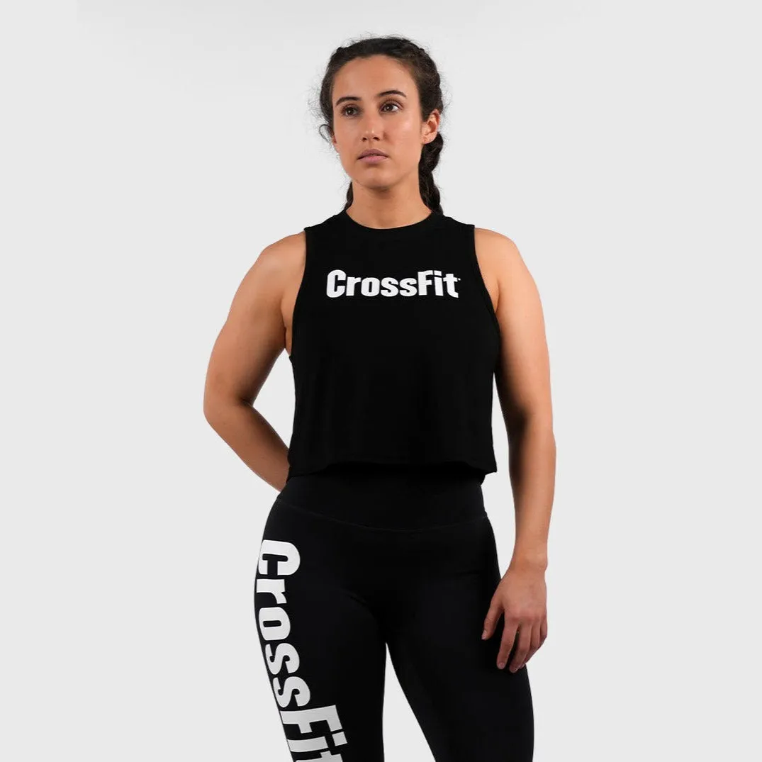 Northern Spirit - CROSSFIT® THAESIA WOMEN REGULAR FIT CROP TANK - INK