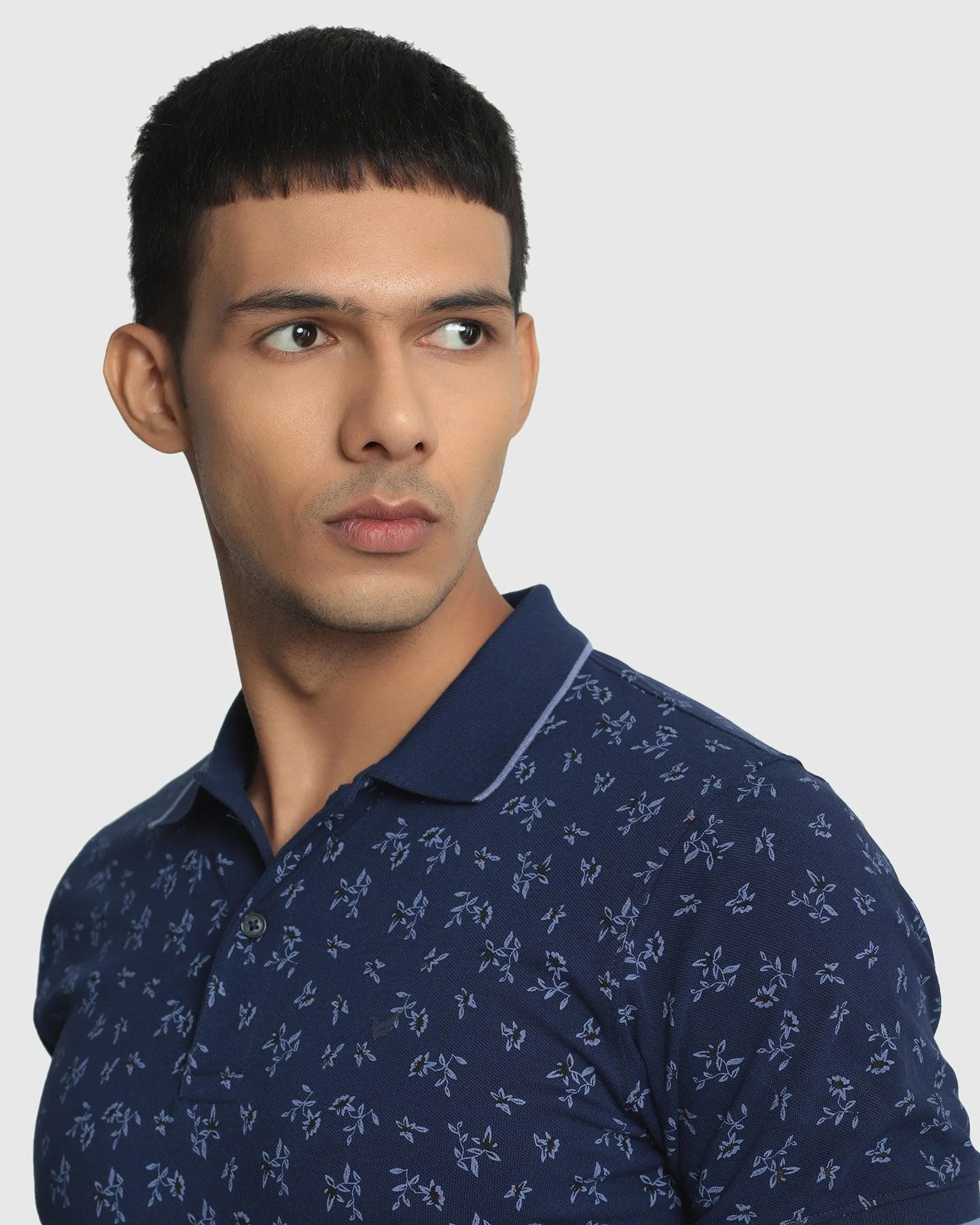 Polo Ink Blue Printed T-Shirt - Penny