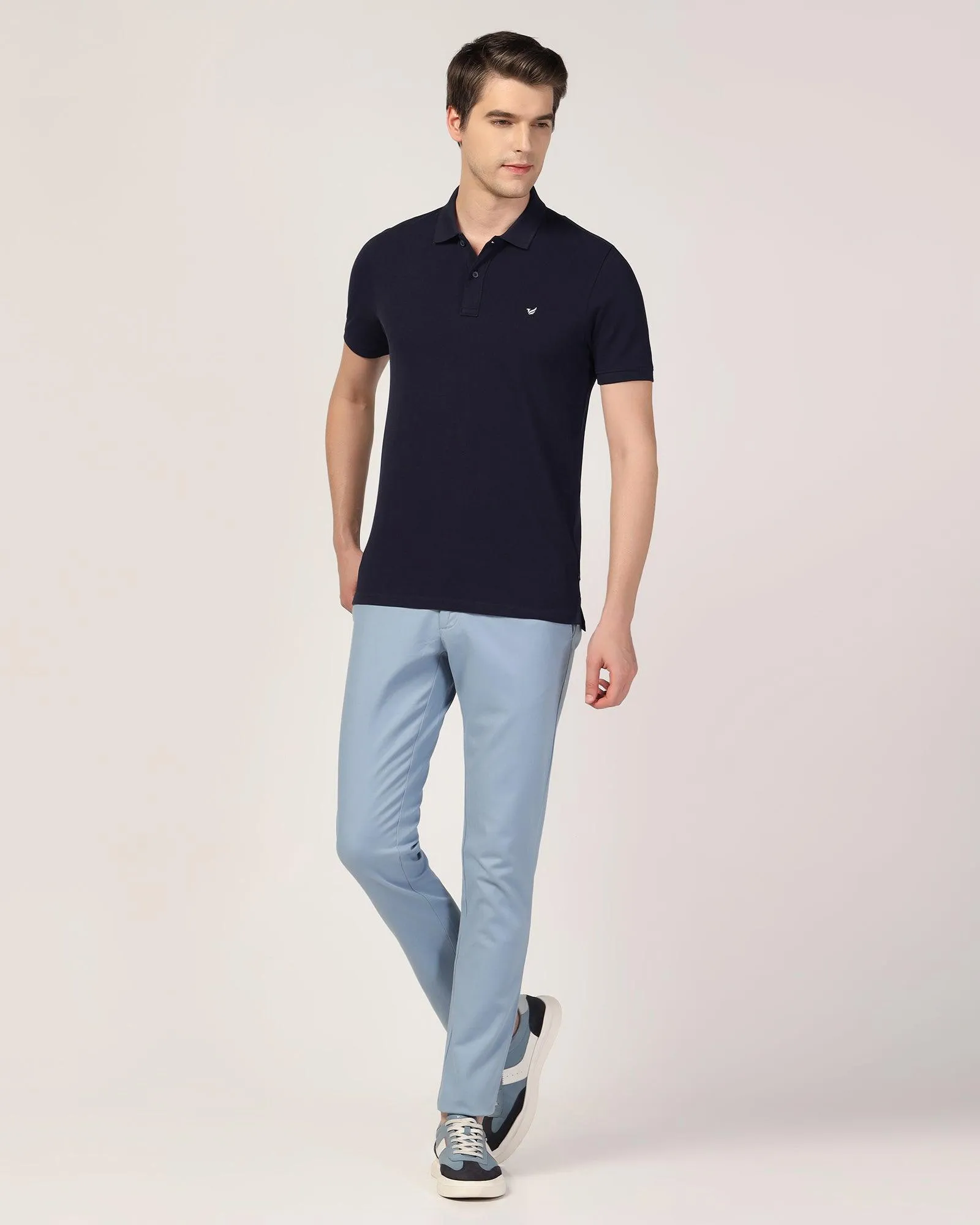 Polo Navy Solid T-Shirt - Essen