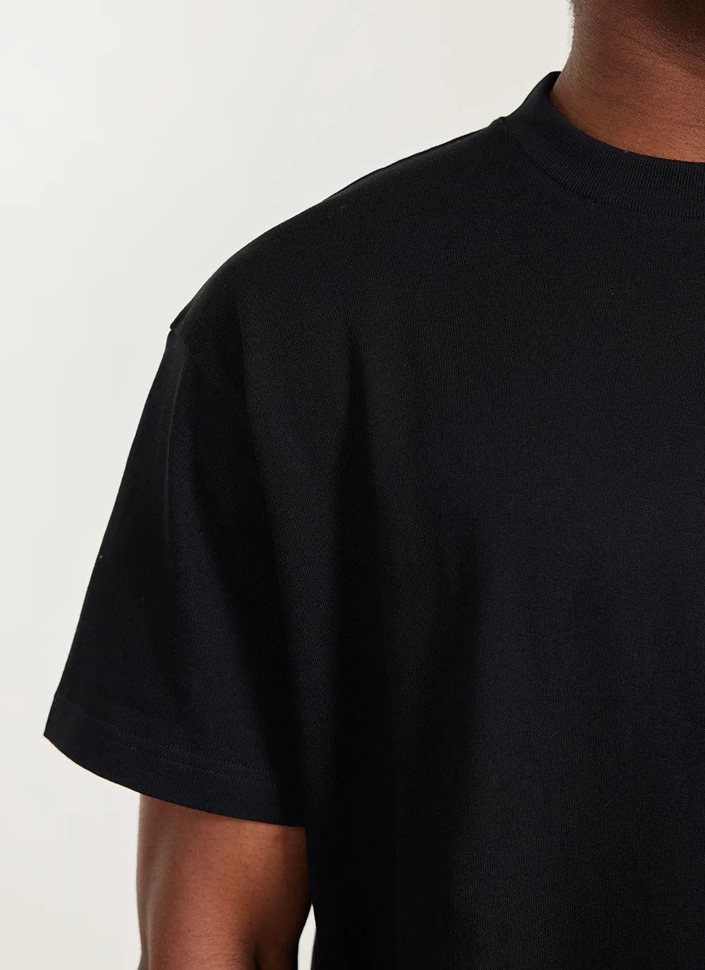 Radish Oversized Auxiliary T Shirt | Organic Cotton | Black