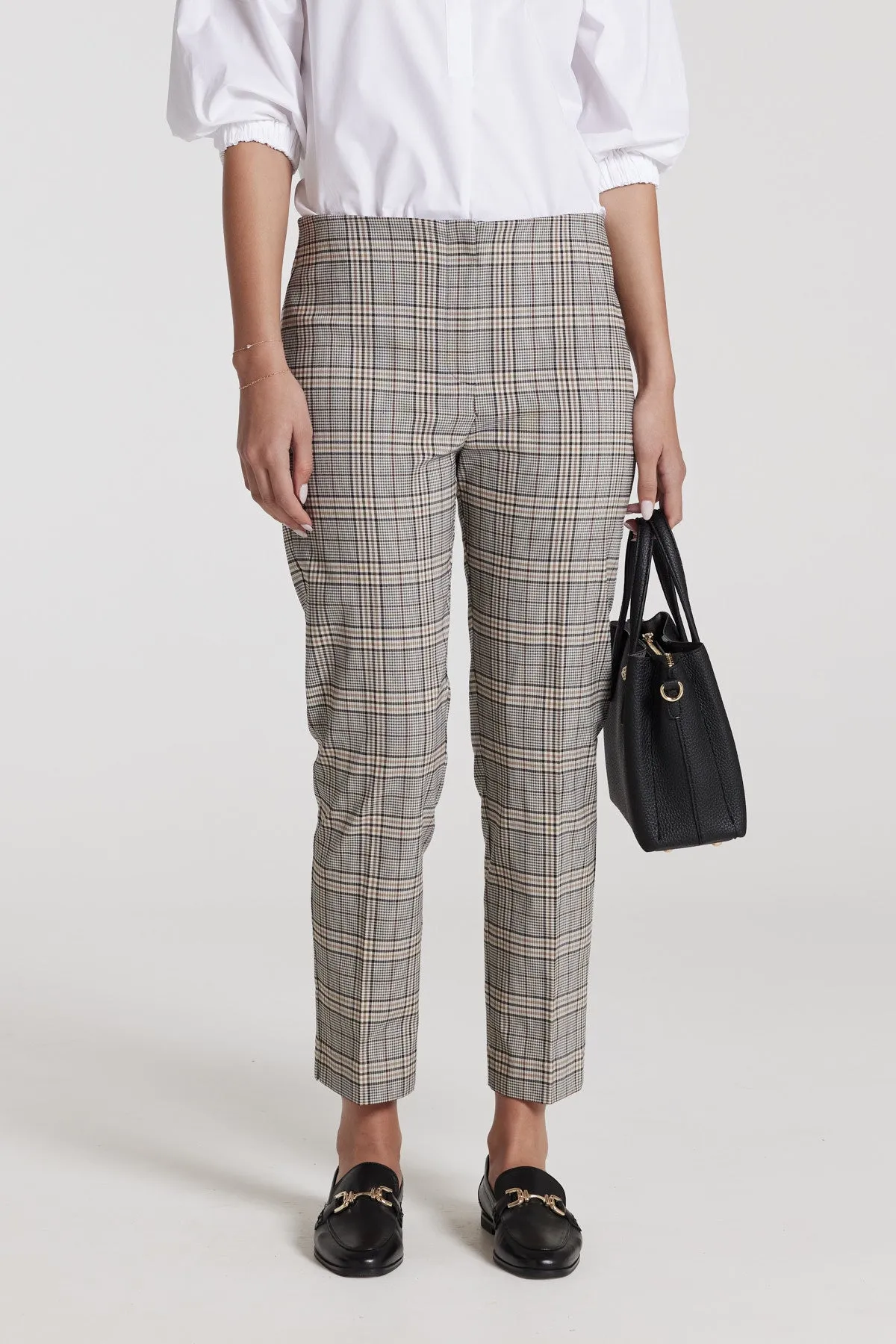 Roman Check Pant - Camel Check