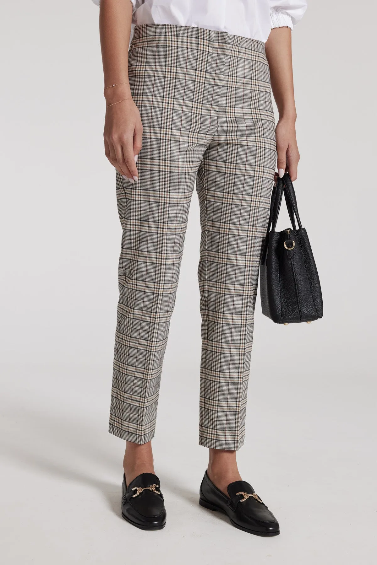 Roman Check Pant - Camel Check