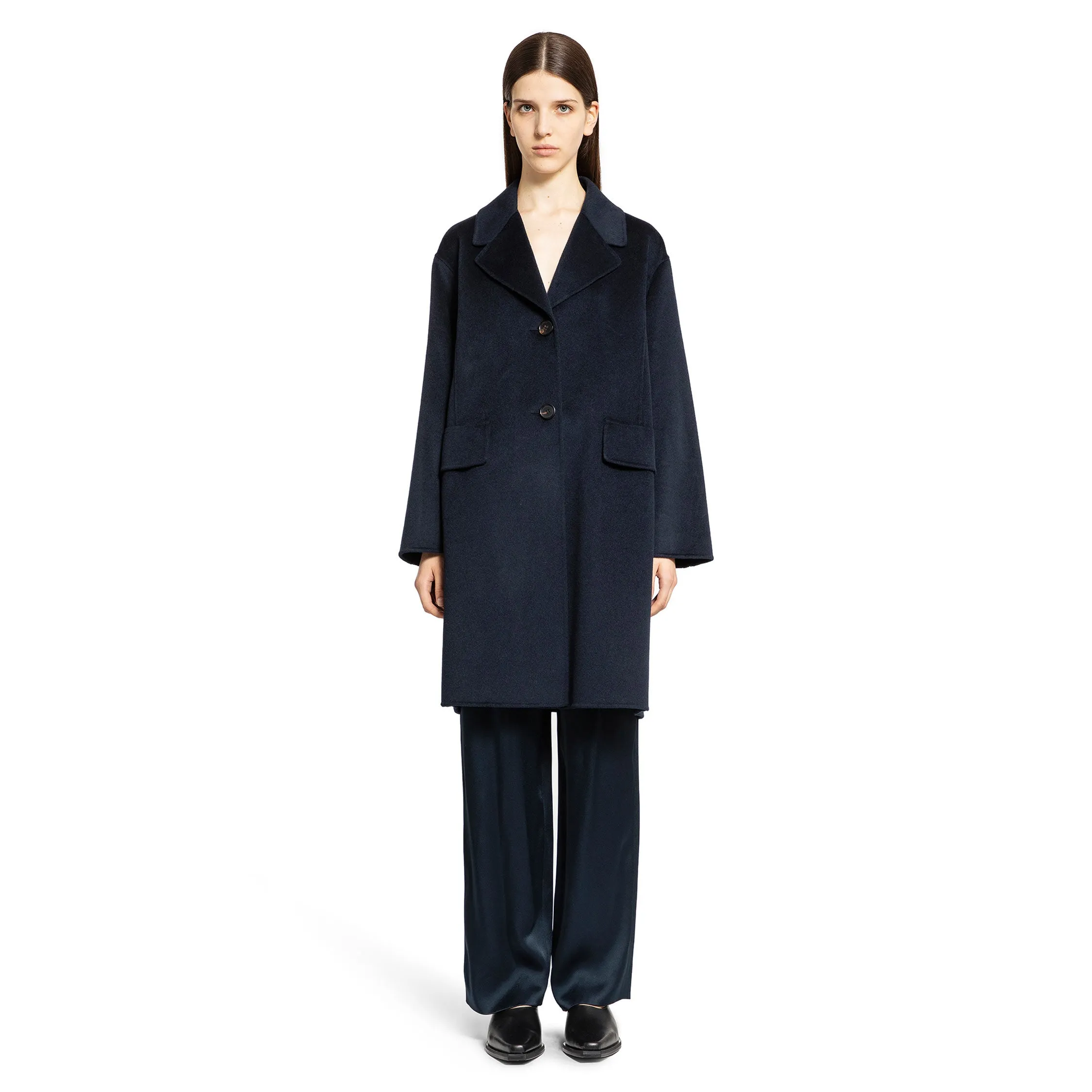 S MAX MARA WOMAN BLUE COATS