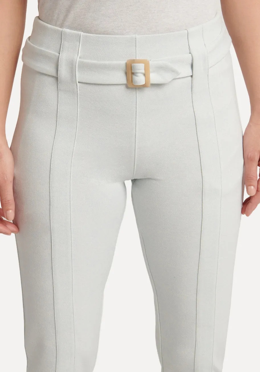 Skinny-Leg | High-Waist Dress Pant Yoga Pants (Moonlight)