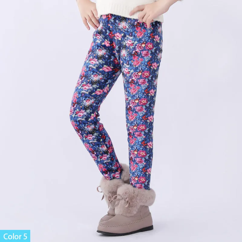 Skinny Print Flower Leggings