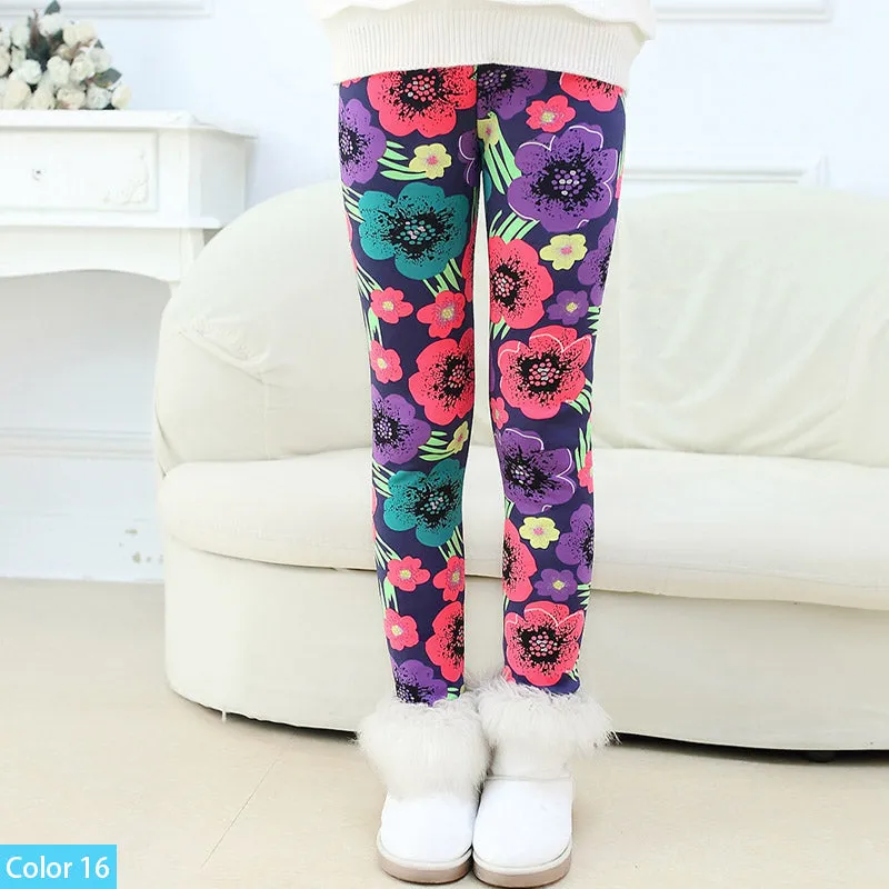 Skinny Print Flower Leggings